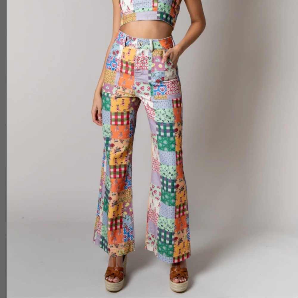 Rachel Antonoff Mike Pants in Nanas Quilt